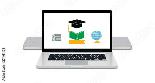 laptop with a lot
