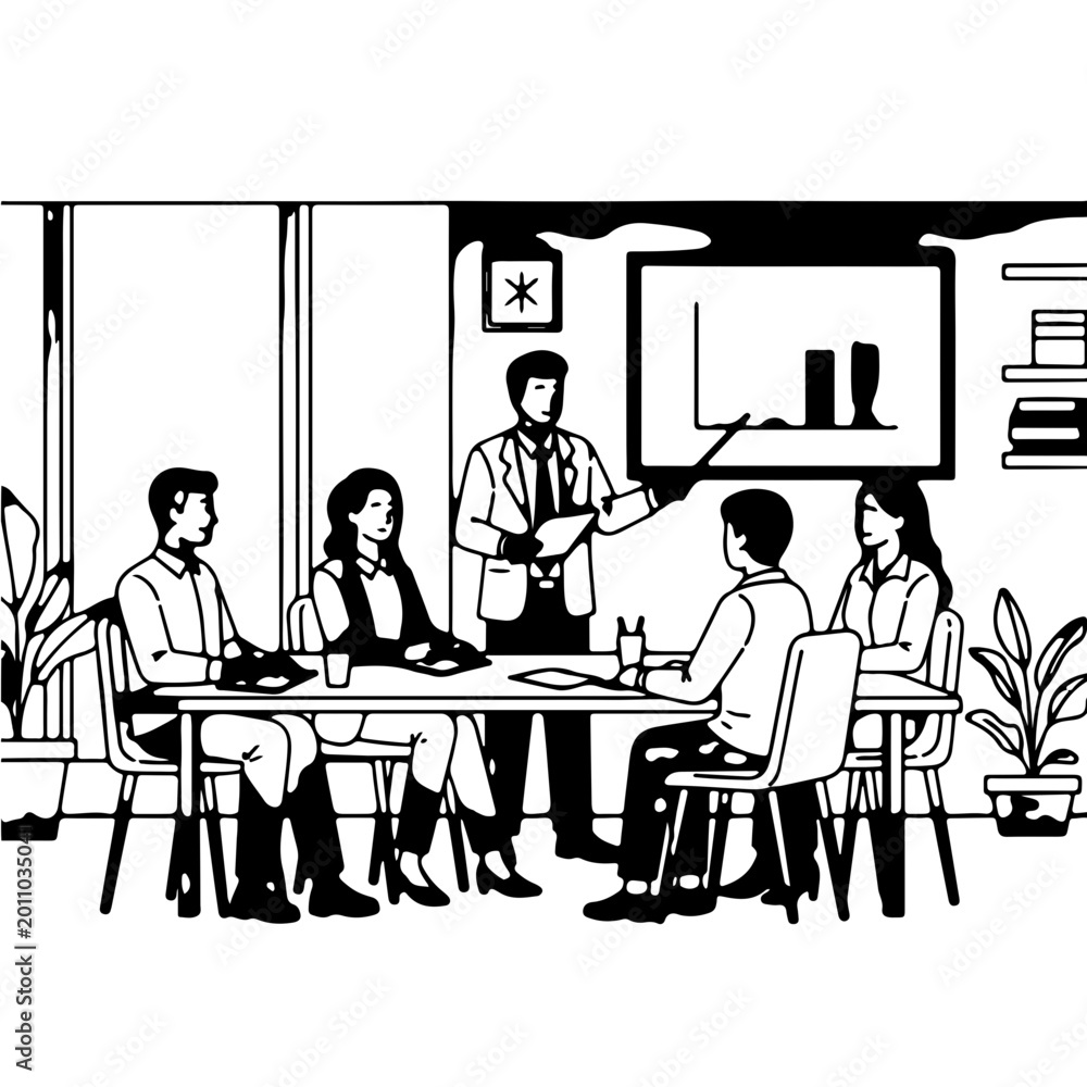 Fototapeta premium business meeting in the office