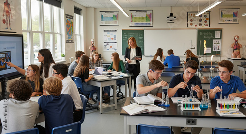 Engaging STEM experiments for students in the classroom, fostering hands-on scientific discovery.
