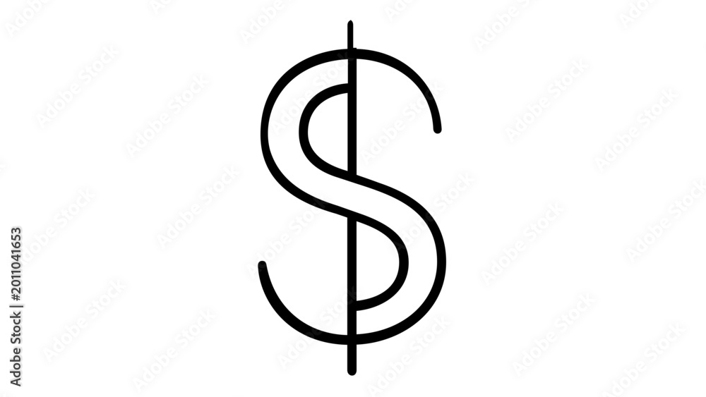 Obraz premium Professional flat vector icon illustration presenting a currency sign graphic, excellent for financial institutions, wealth accumulation, global economy analysis, and business banking.