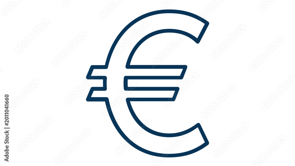Obraz premium Elegant flat vector icon illustration of a currency sign, ideal for corporate finance presentations, commercial banking solutions, digital payment gateways, startup funding, and stock market analysis.