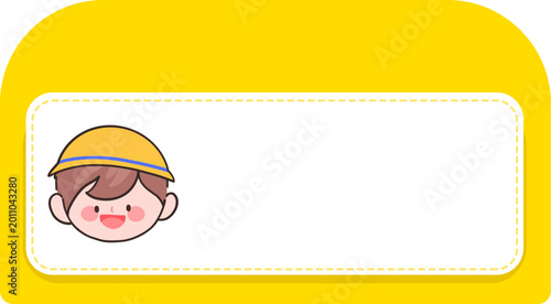 Canvastavla 이름표