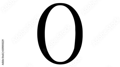 Professional scalable vector icon representing modern numeric digits designed with simple clean lines and isolated on a clear background perfect for mathematical applications and graphic resources.