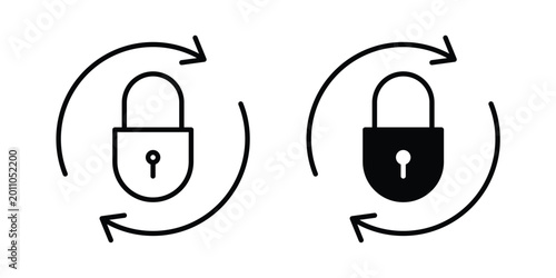Change Password icon vector design and illustration.