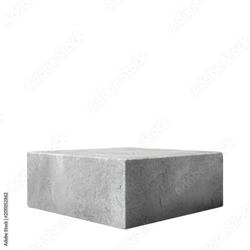 Professional Empty Gray Concrete Stone Podium Product Display Presentation