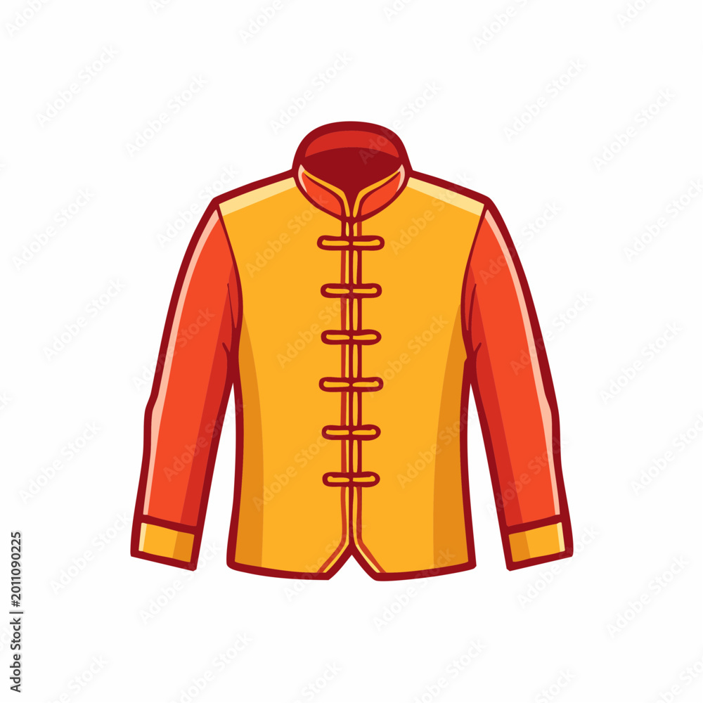 Naklejka premium Traditional Chinese Tang Suit Jacket