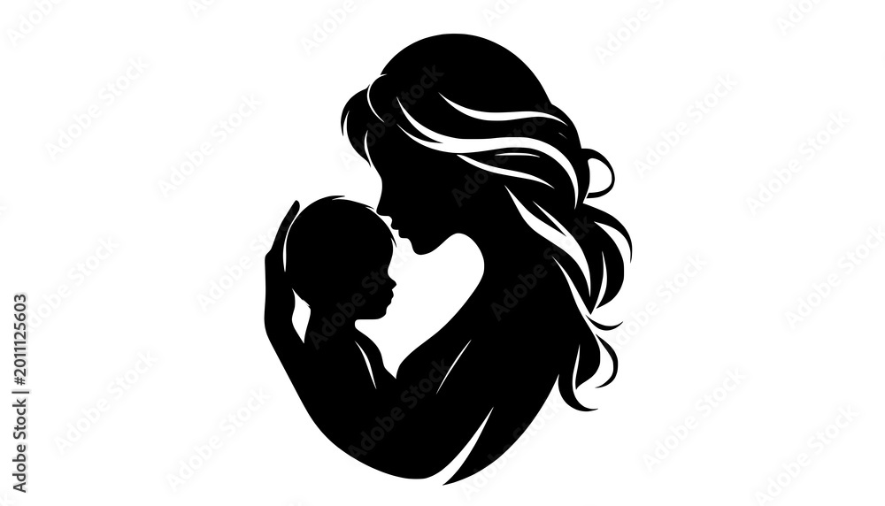 Fototapeta premium mother and daughter