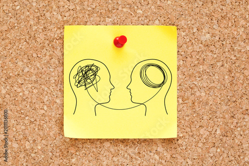 Brain Fog Brain Rot Mental Health Concept