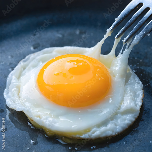 tasty food fried egg