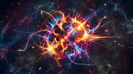abstract illustration vector digital design beautiful background wallpaper banner	