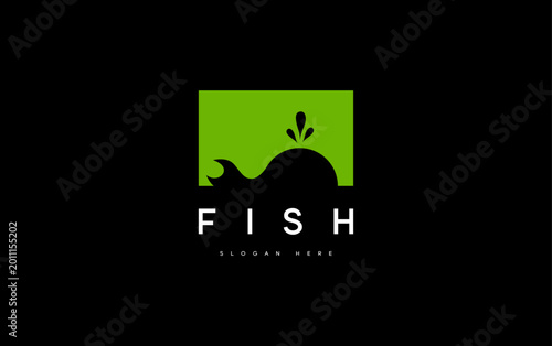 Foto Black screen holds bold, green square