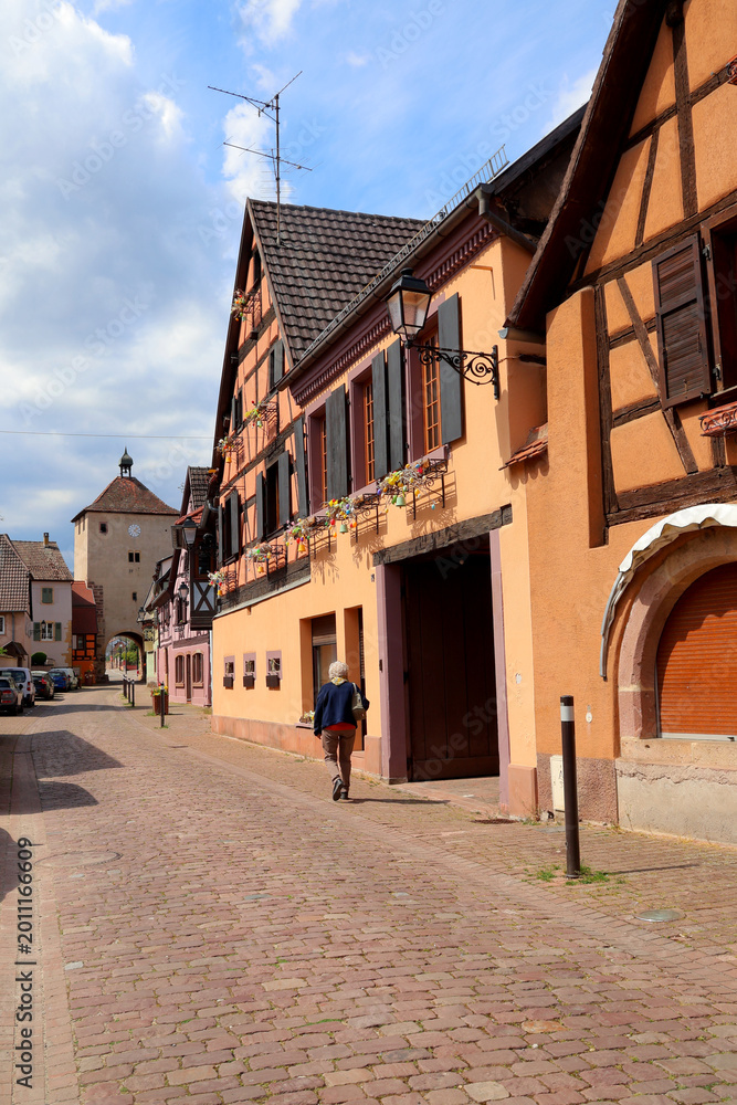 Fototapeta premium une rue de Turckheim