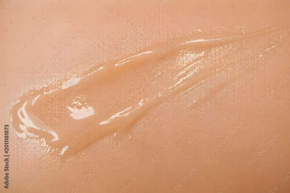 Fototapeta premium Glossy Cosmetic Texture Nude Tone
