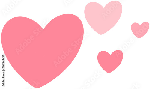Cute Heart Doodle Sticker Hand Drawn Illustration