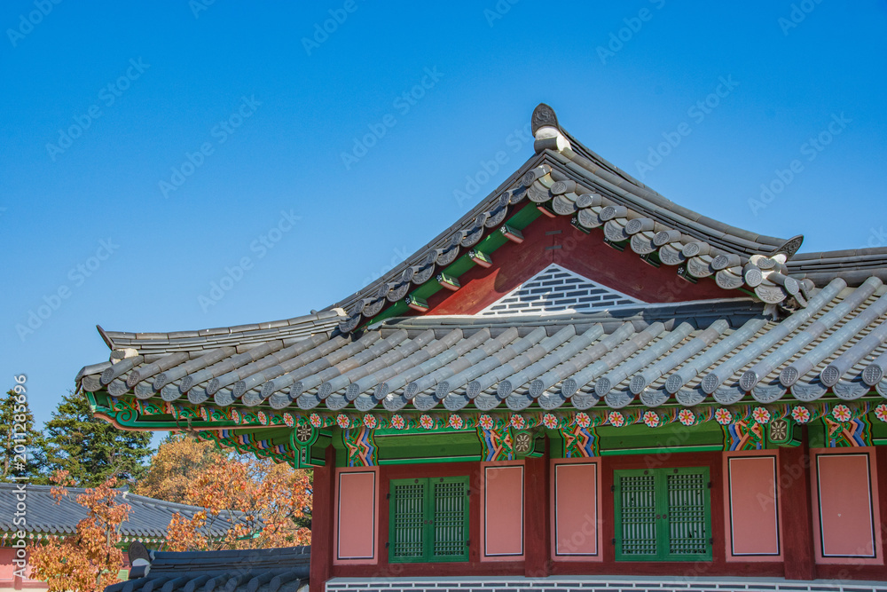 Naklejka premium seoul city landscape