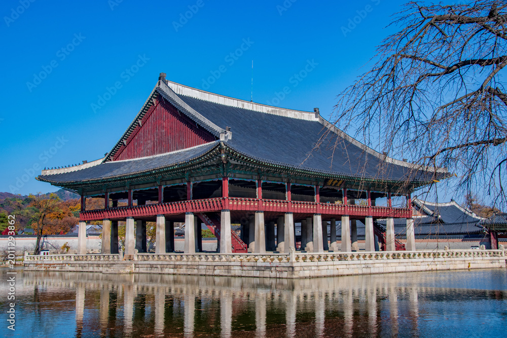 Fototapeta premium seoul city landscape
