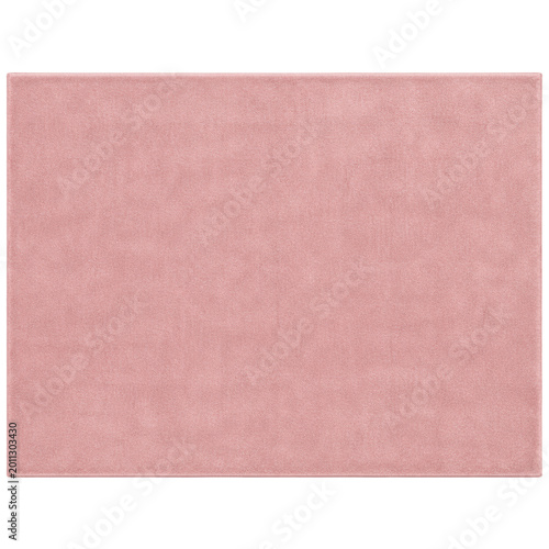 Foto Soft dusty rose pink rectangular rug mockup