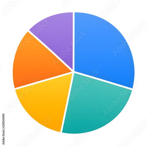 Free Download Business Pie Chart Infographic Vector on White Background - GFXLoad