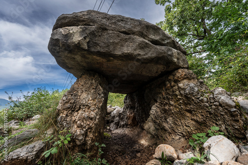 Bild auf Leinwand dolmen of Molers, 1500 BC, within the middle bronze, Saldes, Solsonés, Berguedá