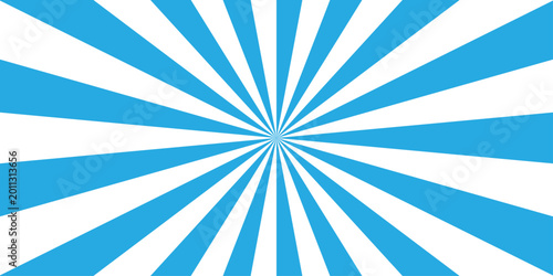 Foto Abstract background with sunburst pattern blue vector ray design texture