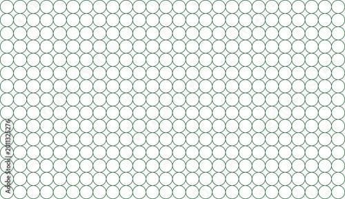 Circles repeating in a dense array provide an elegant and structured background for professional use.