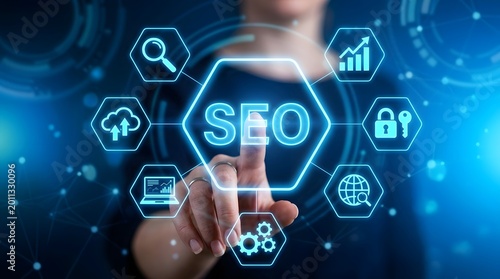 Seo Optimization and Digital Marketing Strategy with Business Technology