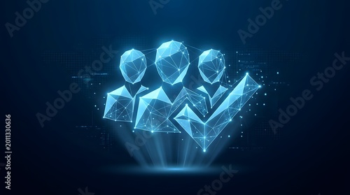 Teamwork Collaboration Shows Effective Digital Team Connection