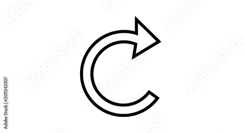 Black and white refresh symbol icon. Free Download Black and white refresh symbol icon. - GFXLoad