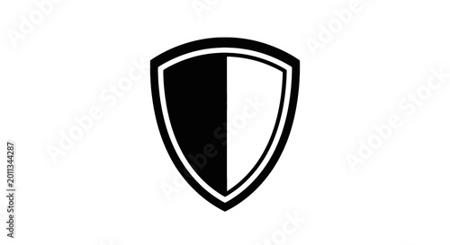 Shield logo icon symbol black white. Free Download Shield logo icon symbol black white. - GFXLoad