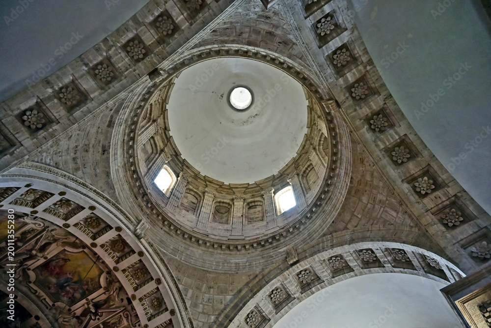 Naklejka premium Montepulciano, interno della Chiesa o Santuario della Madonna di San Biagio, Val d'Orcia, Toscana