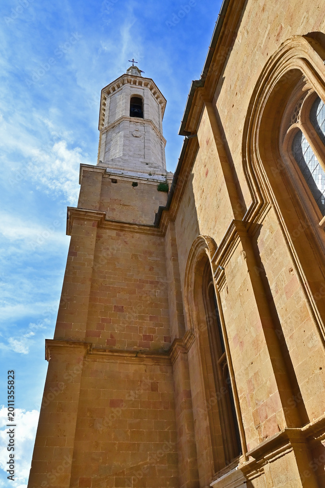 Fototapeta premium Pienza, il Duomo di Pienza o Cattedrale di Santa Maria Assunta, Siena, Val d'Orcia, Toscana