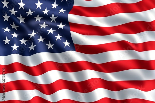 the american flag waving at a fast pace, Generative AI