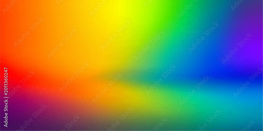 Obraz premium Vibrant rainbow spectrum with smooth color transitions, creating a stunning visual display of color harmony and artistic expression. 
