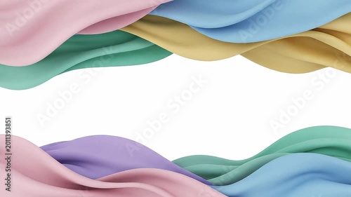 Abstract Translucent Soft Layers Background with Smooth Motion