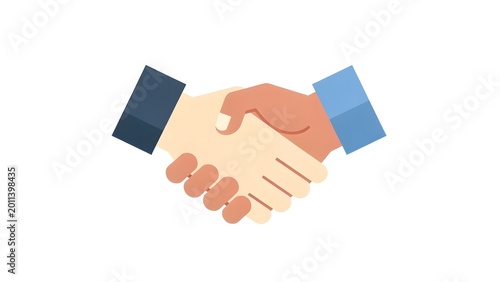 Handshake Between Two Hands in Suit Cuffs