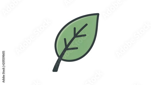 Green Leaf Icon