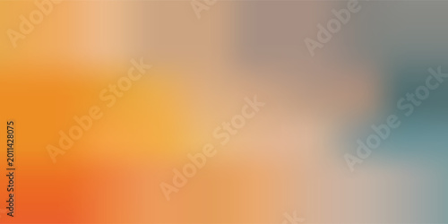 Orange teal beige yellow noisy color gradient background, grainy texture effect poster banner header backdrop design