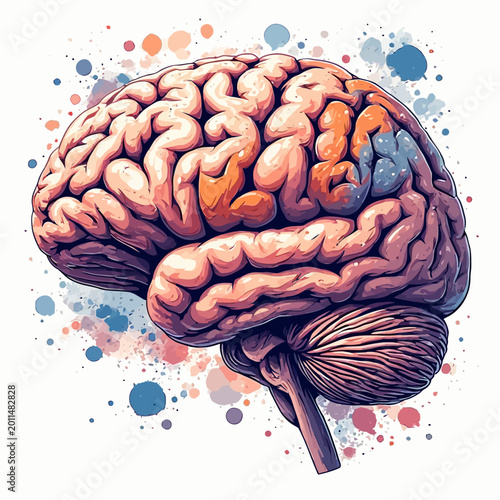 Brain Abstract Design Very Cool