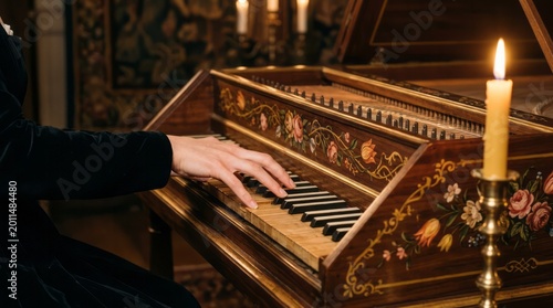 Elegant Harpsichord Performance