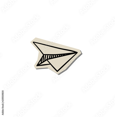 Scrapbook Paper Plane 