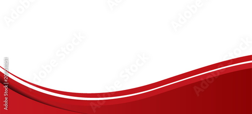 Photos Curved golden yellow wave and a deeper red wavy border, footer vector illustration