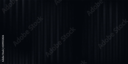 Foto Sleek black background with vertical stripes
