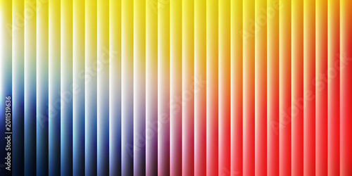 Foto Abstract background with vertical gradient stripes in yellow, blue, and red