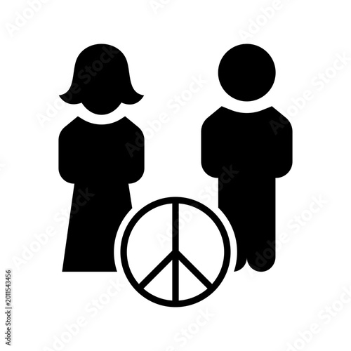 Canvas-taulu Friendship day icon