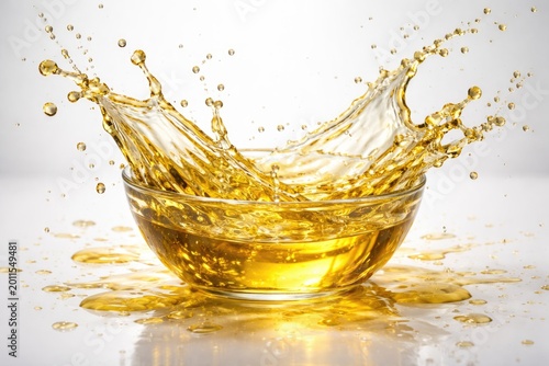 Dynamic splash of cooking o...