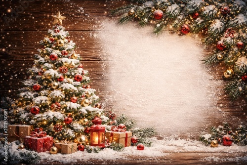 Seasonal greeting card feat...