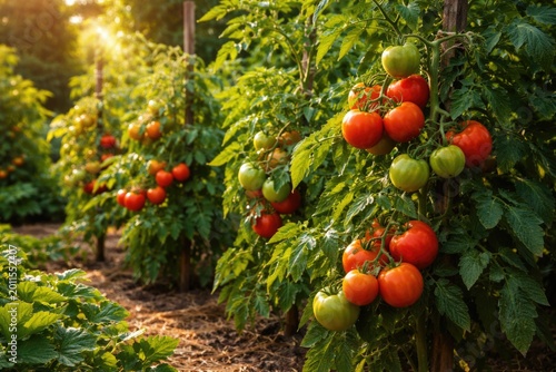 Robust tomato bushes develo...