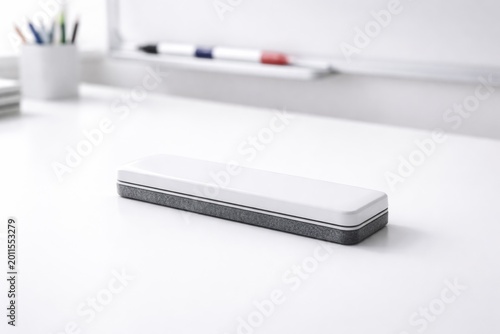 Slim whiteboard eraser rest...