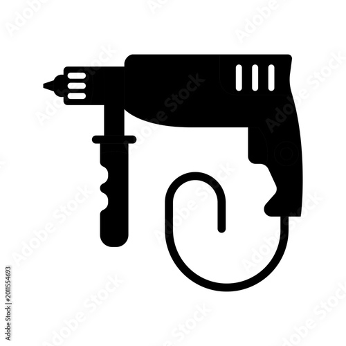 Schilderij op canvas Hammer drill