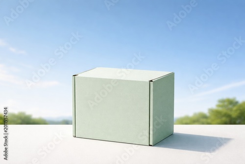 Recyclable blank cardboard ...
